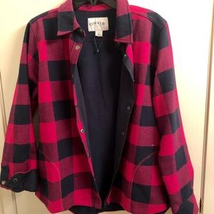 Fleece lined flannel